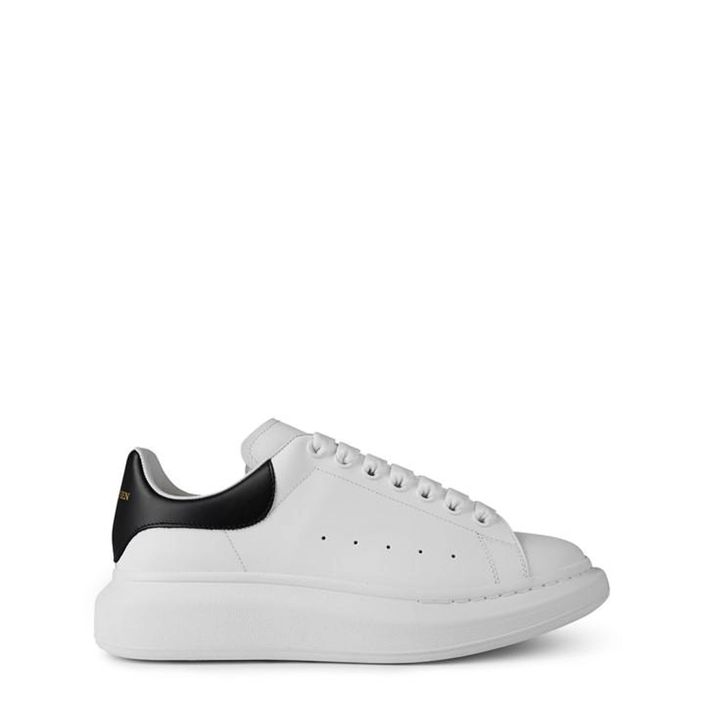 Alexander McQueen Men's Oversized Leather Trainers - White